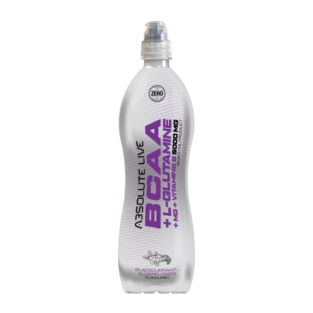 Absolute Live BCAA + L-Glutamine 6x900mL - Blackcurrant - Elderflower