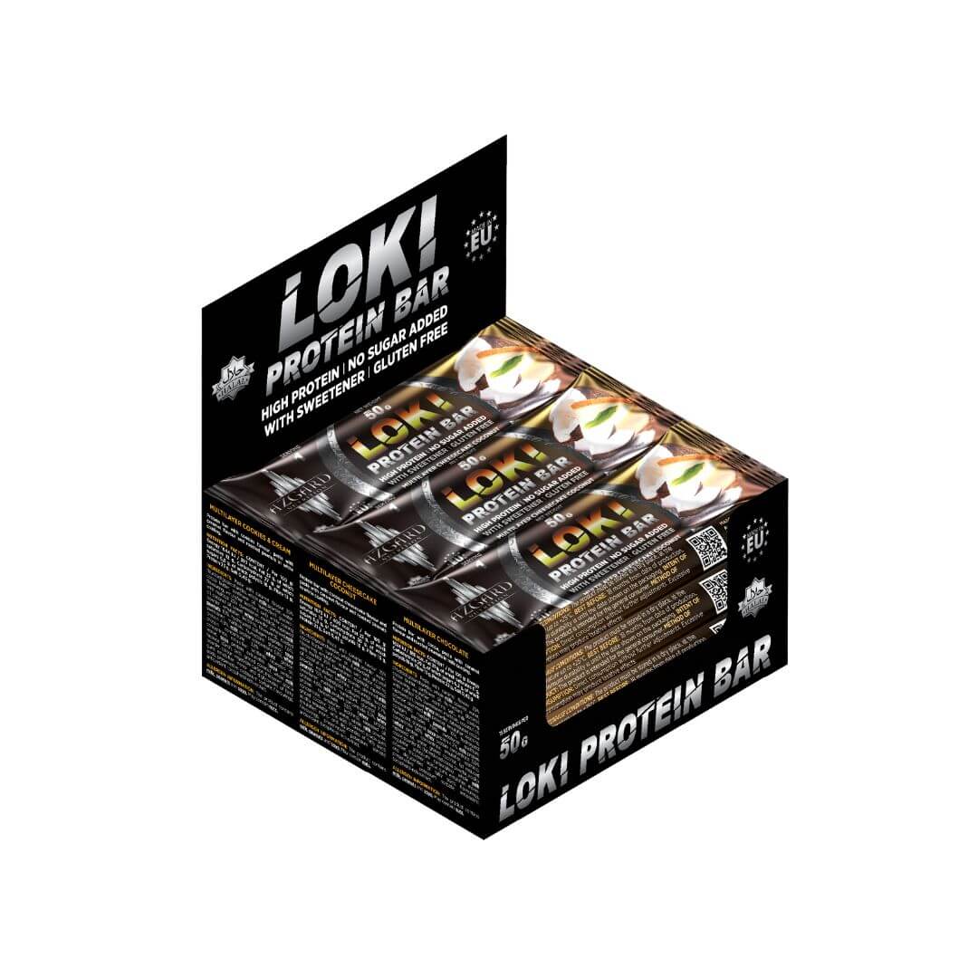 Azgard Loki Protein Bar - Cheesecake Coconut