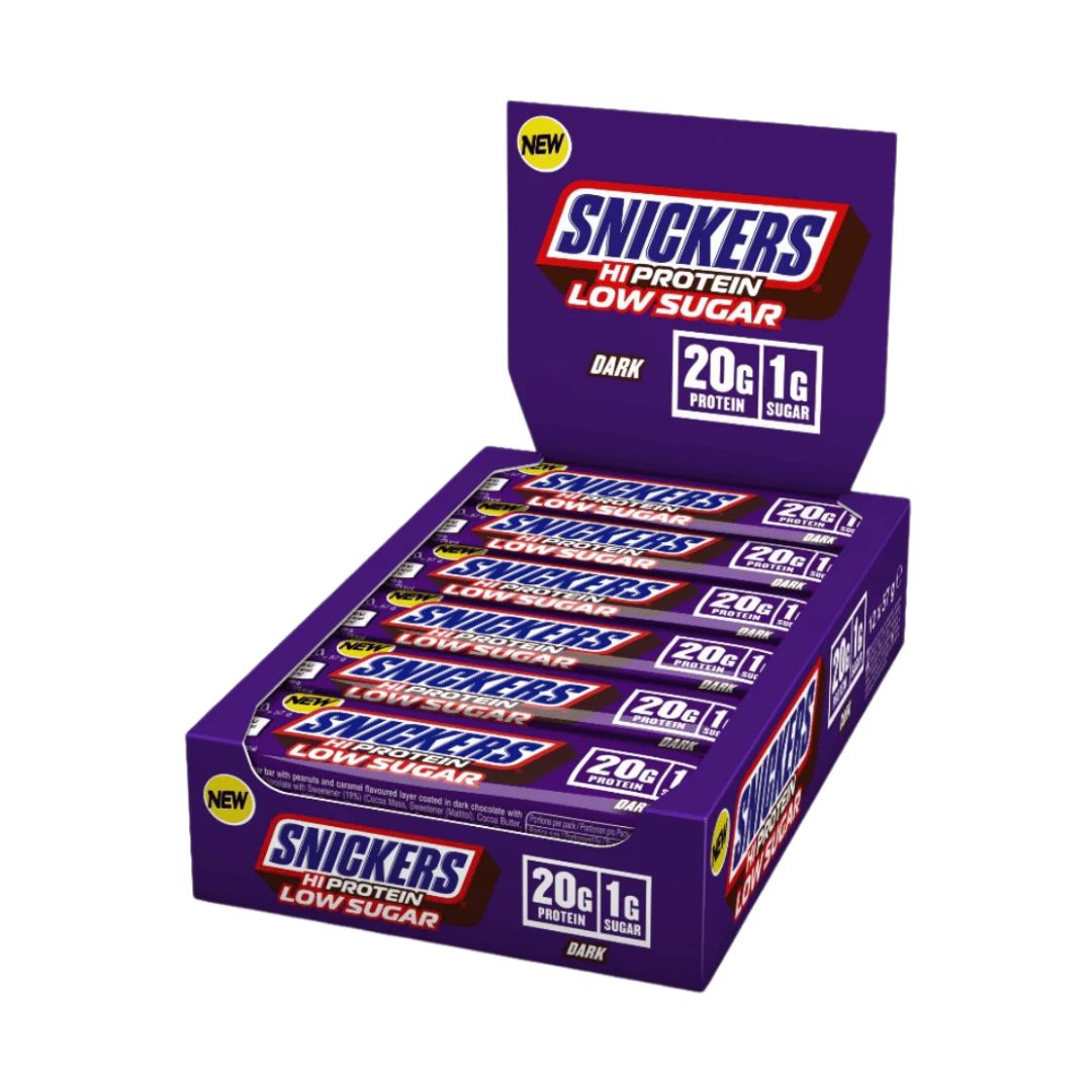 HiProtein Snickers Protein Bar Low Sugar - Dark Chocolate