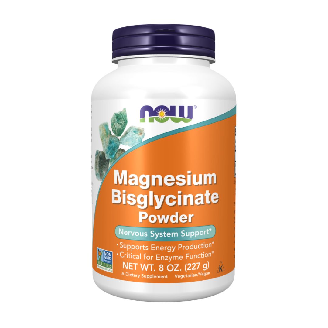 NOW Magnesium Bisglycinate Powder - 227g