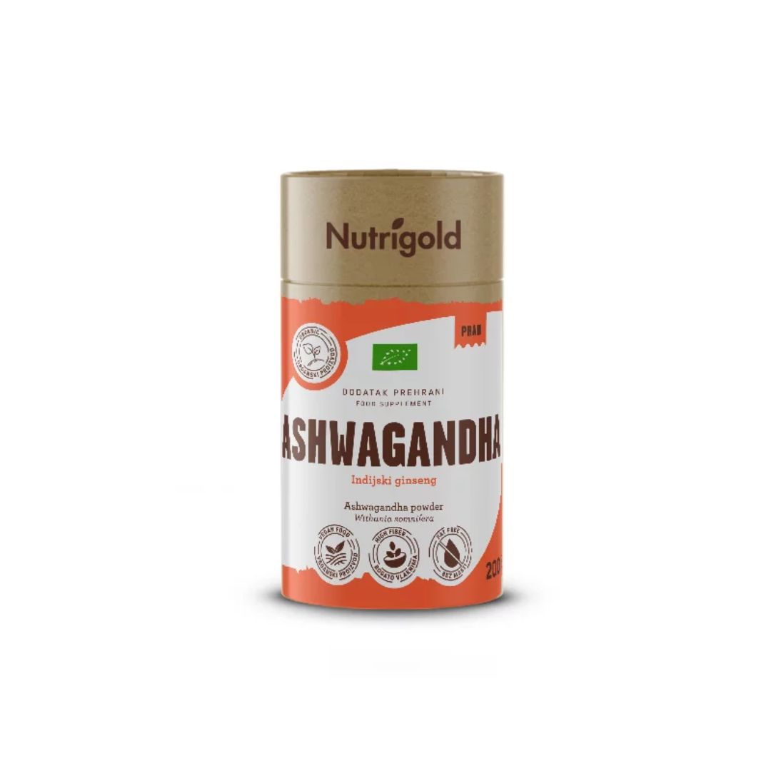 Nutrigold Ashwagandha prah - Organski 200g