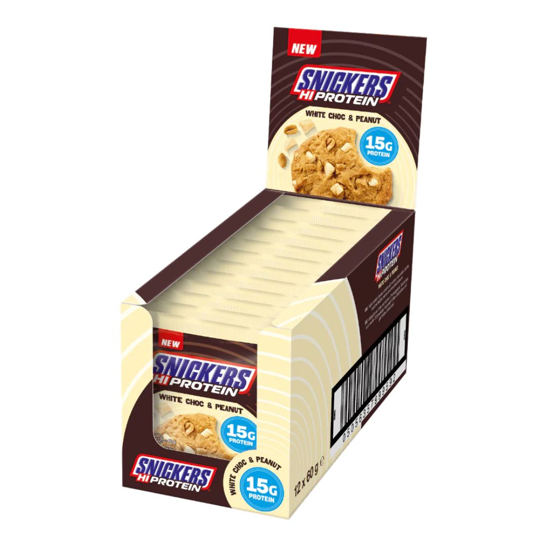HiProtein Snickers High Protein Cookie - White Choco & Peanut