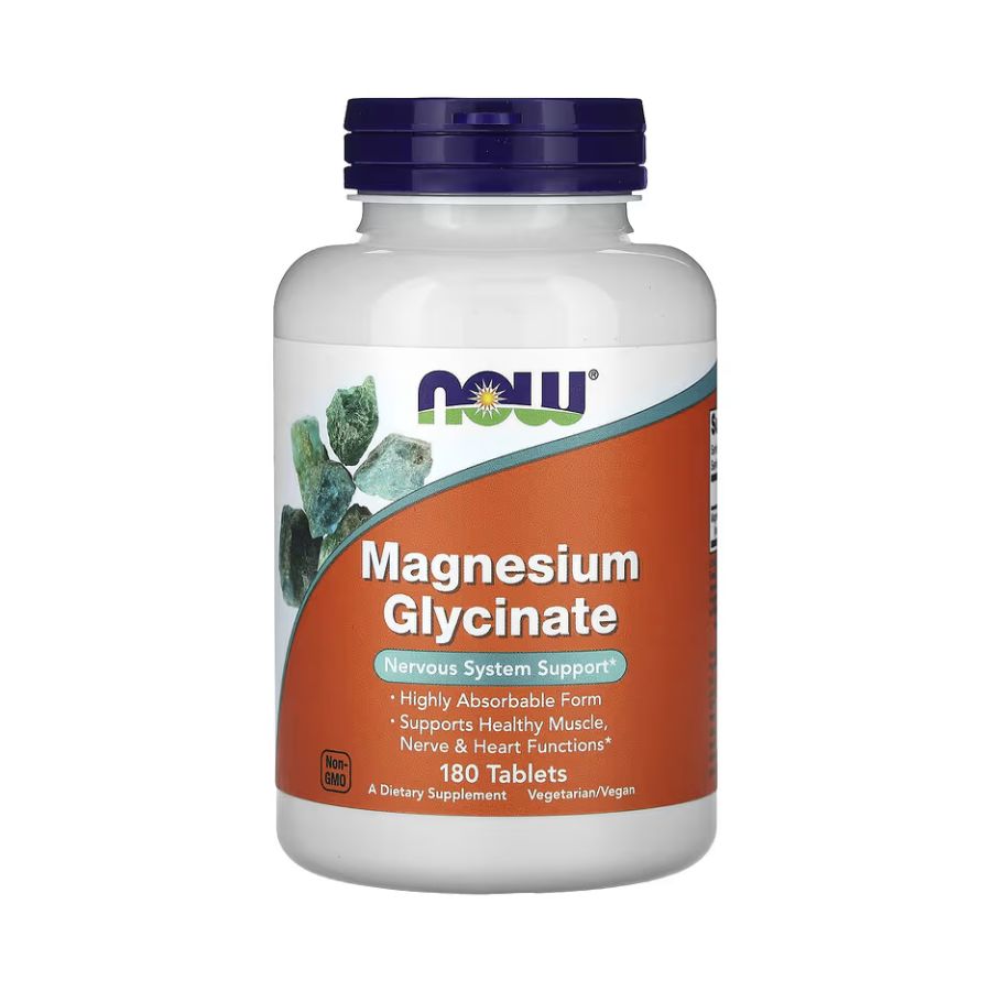 NOW Magnesium Glycinate - 180 kaps.