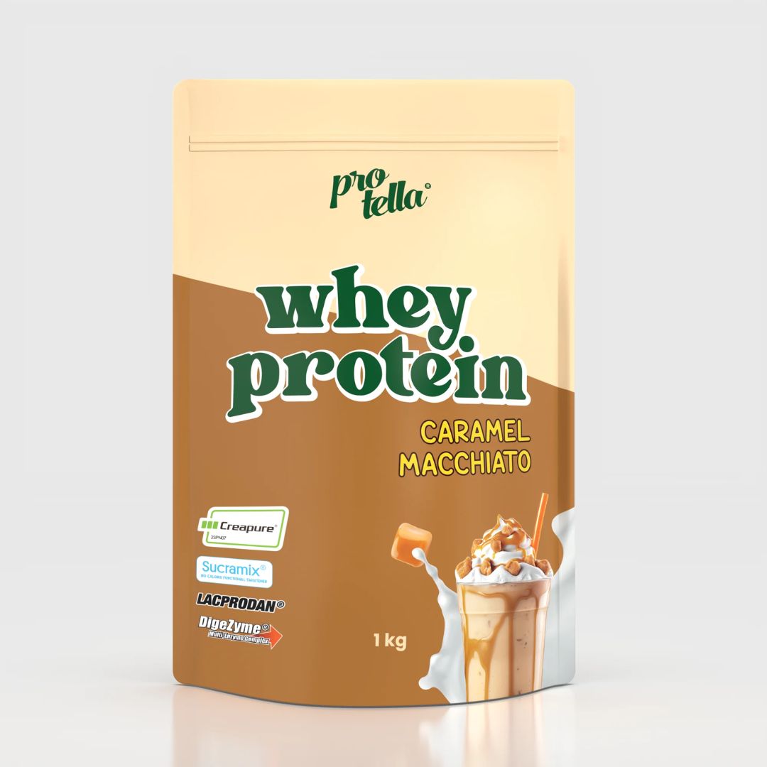 Protella Whey Protein 1000g - Caramel Macchiato