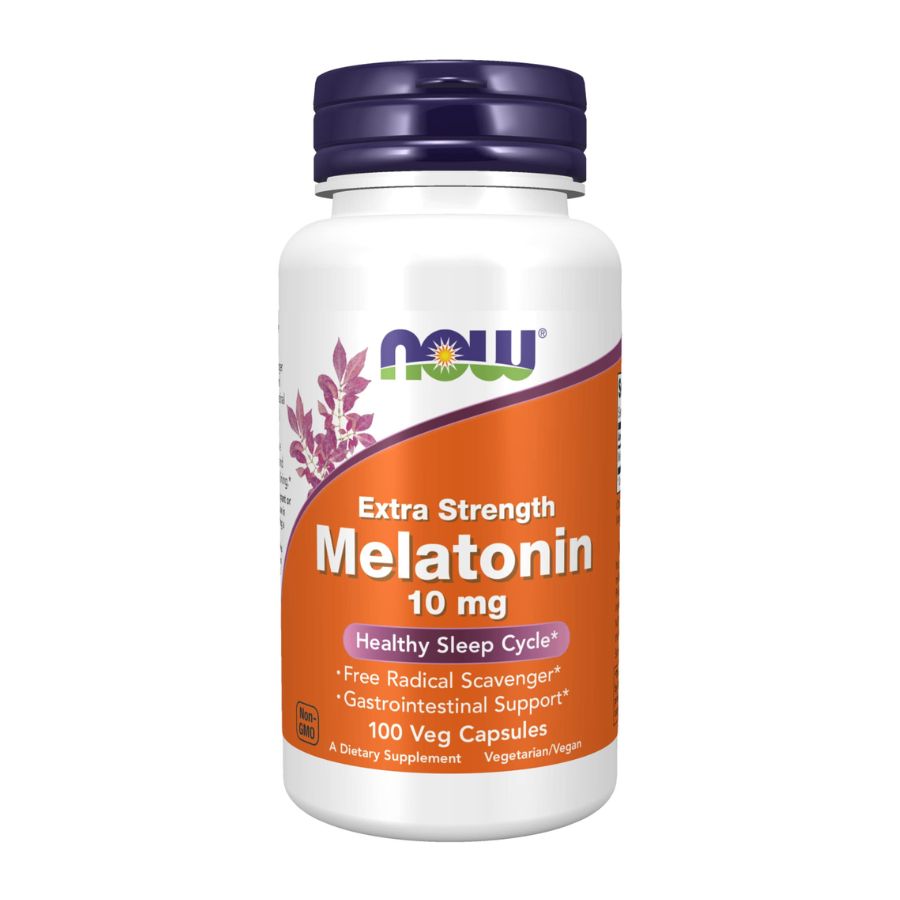 NOW Melatonin 10mg - 100 kaps.