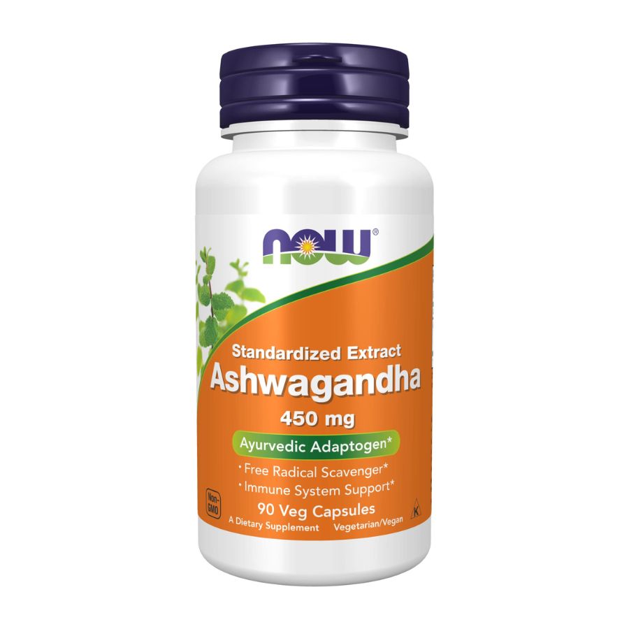 NOW Ashwagandha Extrakt 450mg - 90 kaps.