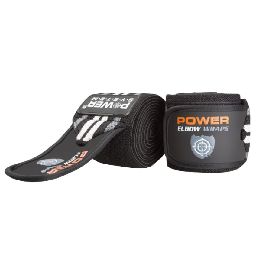 Power System Elbow Wraps - Grey