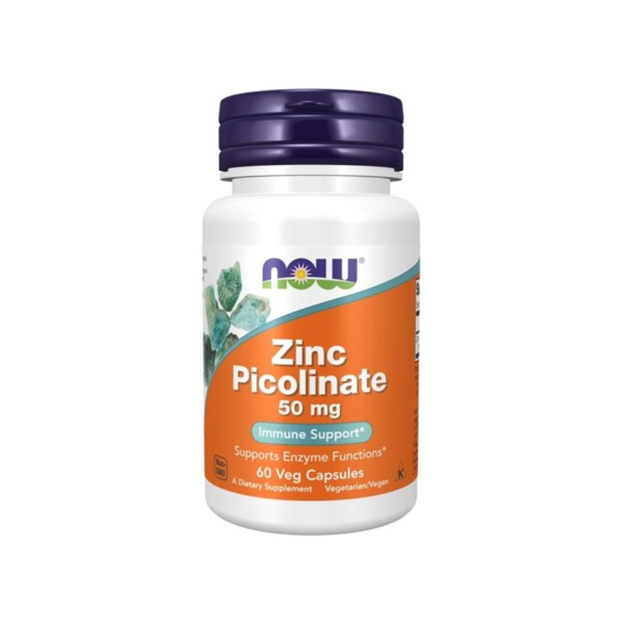 NOW Zinc Picolinate 50mg - 60 kaps.