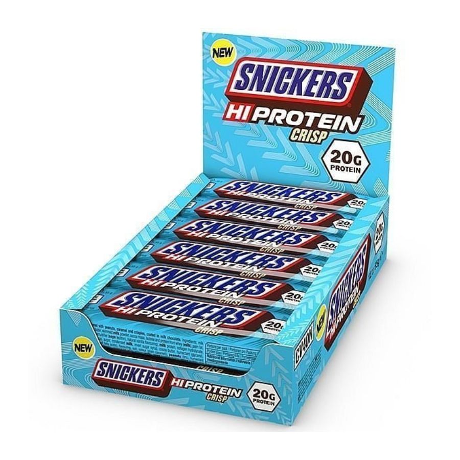 HiProtein Snickers Protein Bar Low Sugar - Crisp